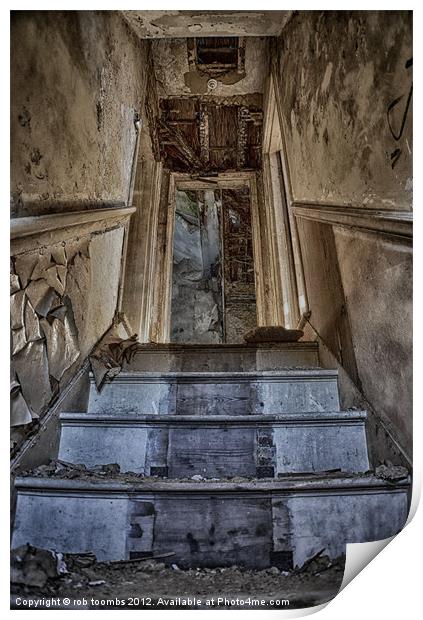 STAIRWAY TO HELL Print by Rob Toombs