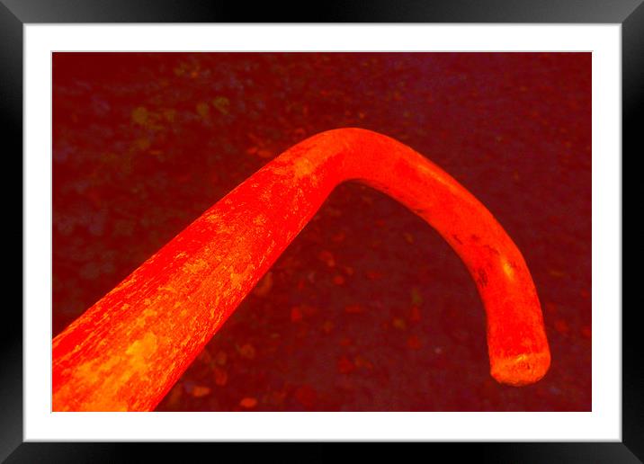 Glow Stick. Framed Mounted Print by Heather Goodwin