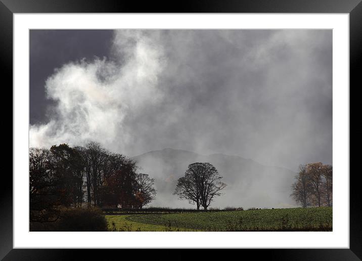 Low cloud, Cumbria Framed Mounted Print by Gavin Wilson