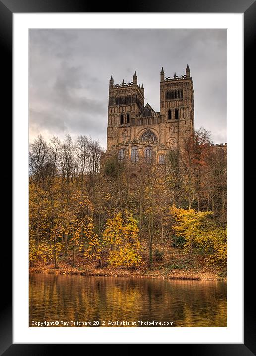 Durham Cathedral Framed Mounted Print by Ray Pritchard