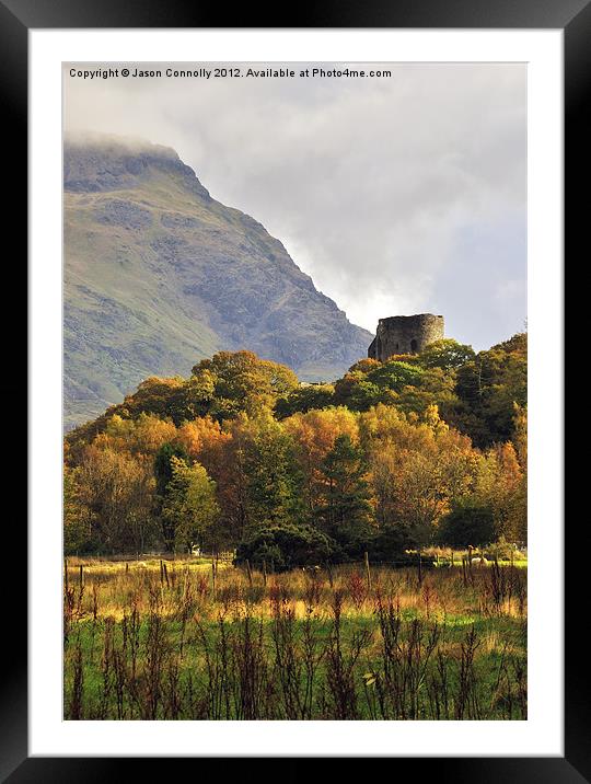 Dolbadarn Castle, Llanberis Framed Mounted Print by Jason Connolly