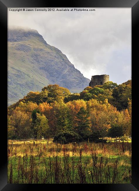 Dolbadarn Castle, Llanberis Framed Print by Jason Connolly