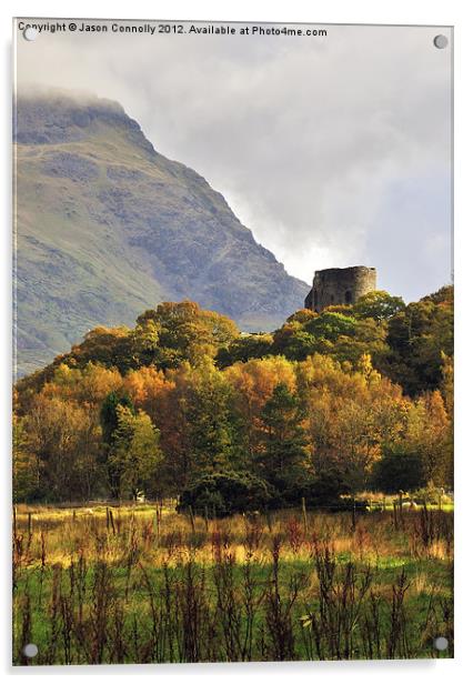 Dolbadarn Castle, Llanberis Acrylic by Jason Connolly