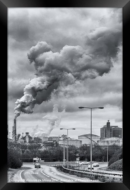 Pollution Framed Print by Vinicios de Moura