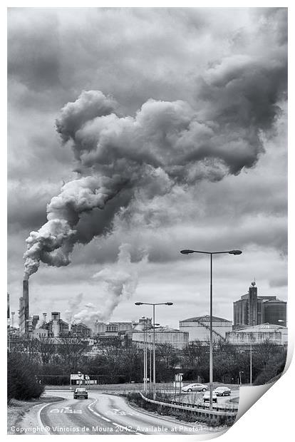 Pollution Print by Vinicios de Moura