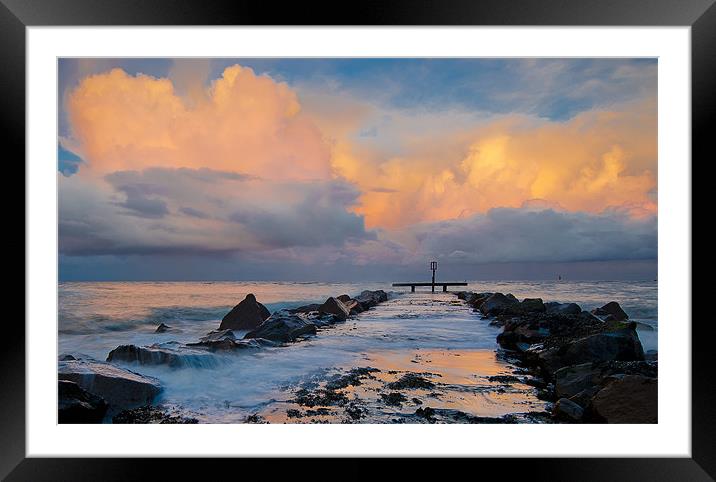 Winter clouds Framed Mounted Print by Paul Nichols