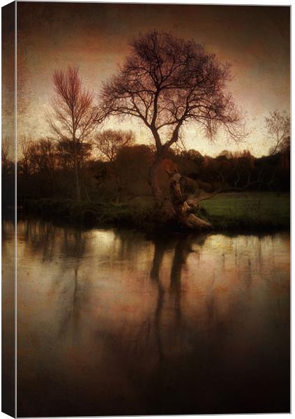 By The Wey Canvas Print by Chris Manfield