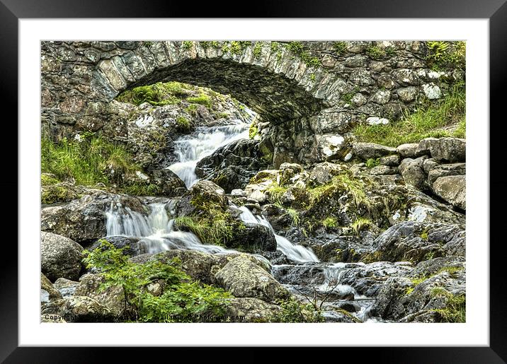 Ashness Bridge Framed Mounted Print by Pete Lawless