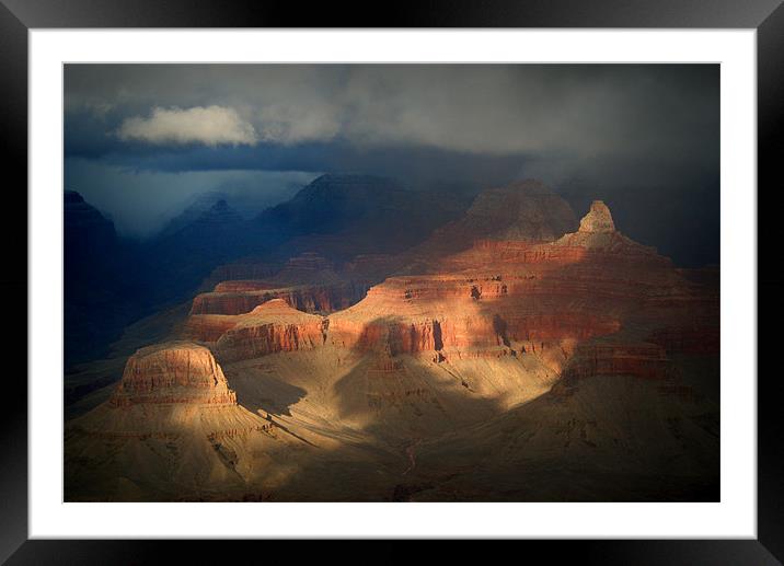 Canyon Exposed Framed Mounted Print by Neil Gavin