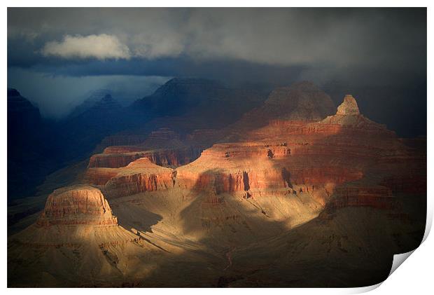 Canyon Exposed Print by Neil Gavin
