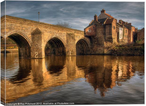 Elvet Bridge Canvas Print by Ray Pritchard