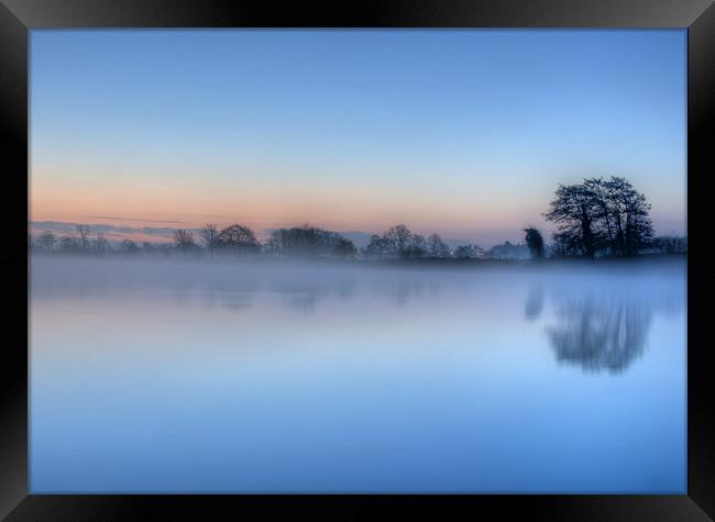 Blue Framed Print by Tracey Whitefoot