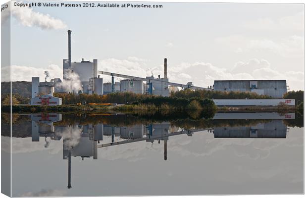 Irvine Paper Mill Canvas Print by Valerie Paterson