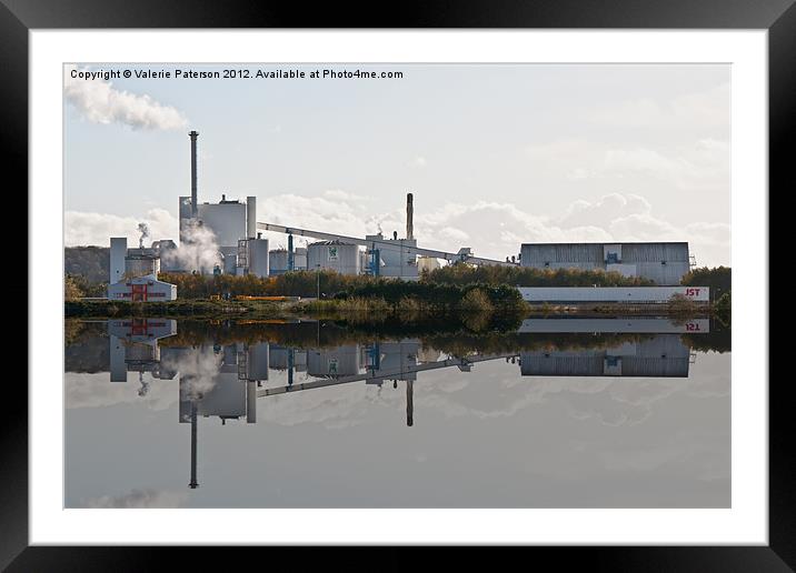 Irvine Paper Mill Framed Mounted Print by Valerie Paterson