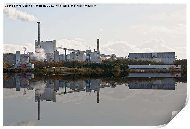Irvine Paper Mill Print by Valerie Paterson