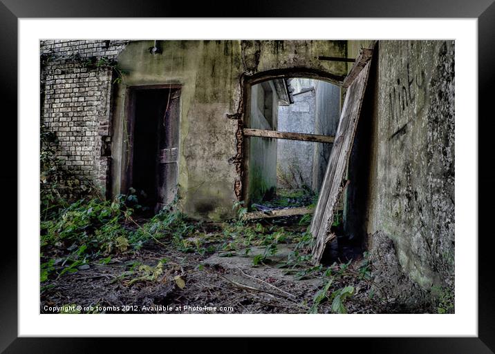 ABANDONED Framed Mounted Print by Rob Toombs