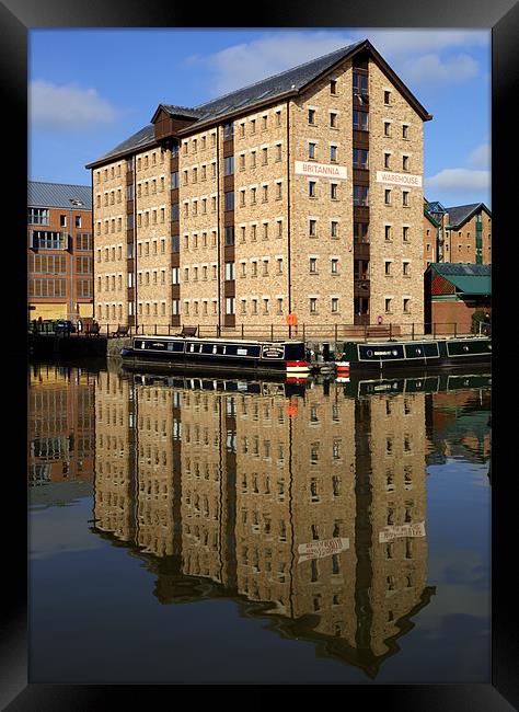 Britannia Warehouse Gloucester Docks Framed Print by Mike Gorton