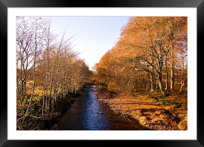 By the Banks of the River Nairn Framed Mounted Print by Jacqi Elmslie