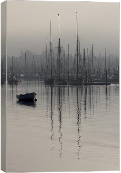 Tall Ship Reflections Canvas Print by Darren Burroughs