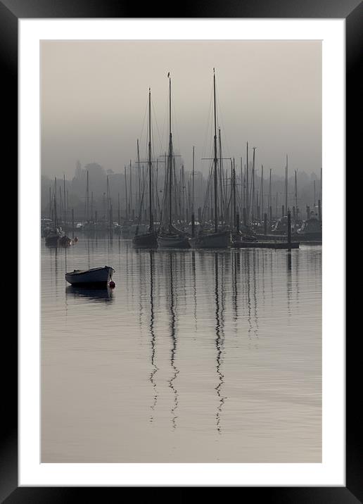 Tall Ship Reflections Framed Mounted Print by Darren Burroughs