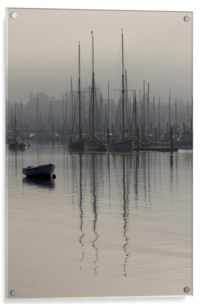 Tall Ship Reflections Acrylic by Darren Burroughs