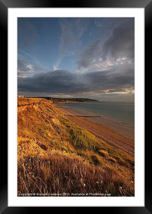 Colwell Bay, Isle of Wight Framed Mounted Print by Graham Custance
