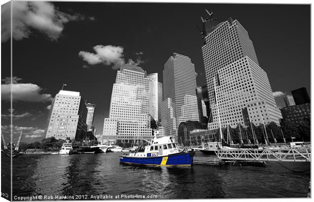 NYPD blue Canvas Print by Rob Hawkins