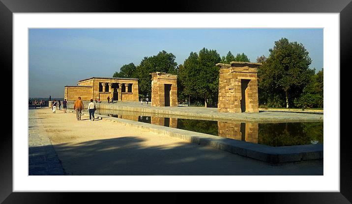Temple of Debod Framed Mounted Print by Tom Gomez