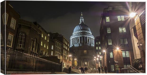 St Paul's Cathedral Canvas Print by David Shackle