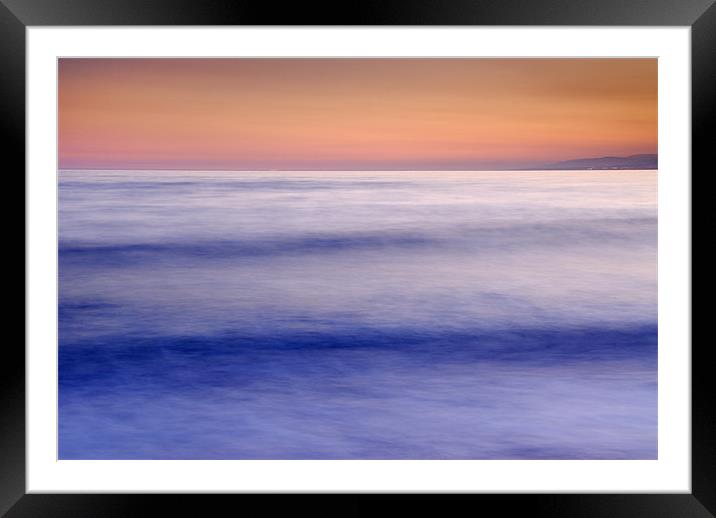 Calm sea Framed Mounted Print by Guido Montañes