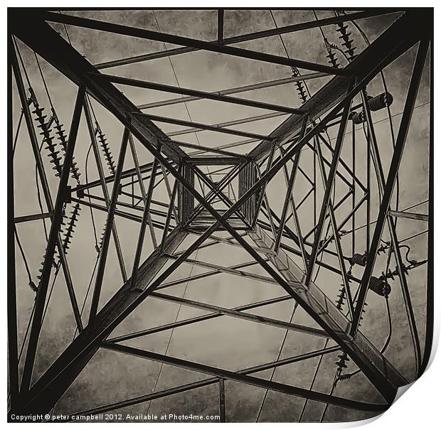 Tower Of Electric Print by peter campbell