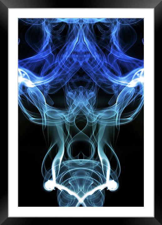 Smoke Photography #3 Framed Mounted Print by Louise Wagstaff