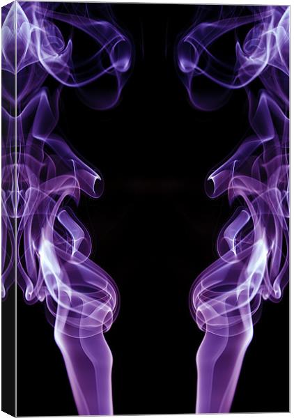 Smoke Photography #6 Canvas Print by Louise Wagstaff
