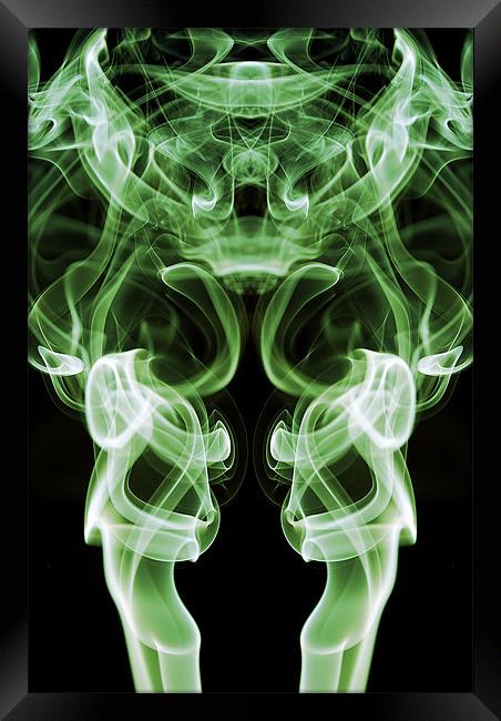 Smoke Photography #8 Framed Print by Louise Wagstaff