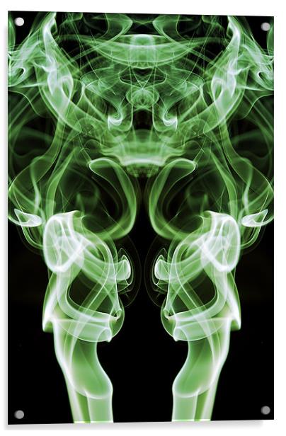 Smoke Photography #8 Acrylic by Louise Wagstaff