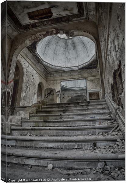 DERELICT DOME Canvas Print by Rob Toombs