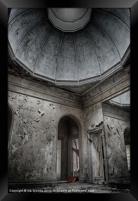 DERELICT DOME 2 Framed Print by Rob Toombs