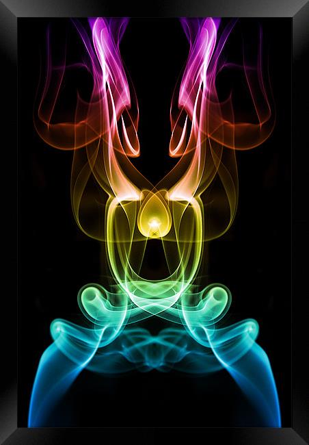 Smoke Photography #11 Framed Print by Louise Wagstaff