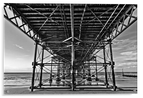 Under Cromer Pier Acrylic by Paul Macro