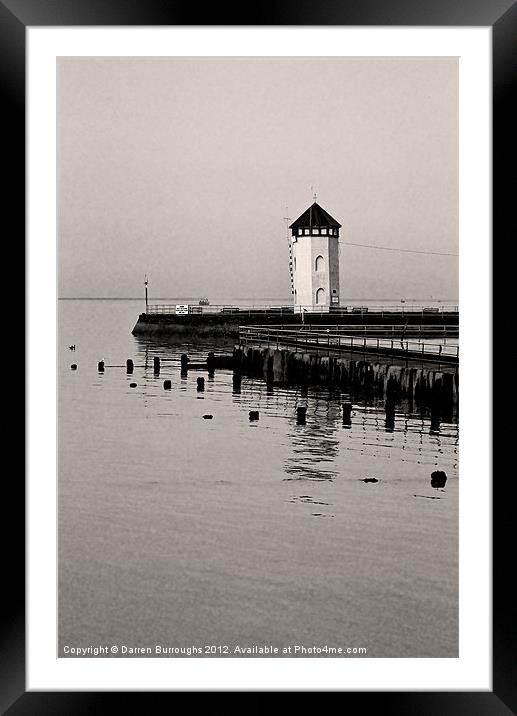 The White Tower Brightlingsea Framed Mounted Print by Darren Burroughs