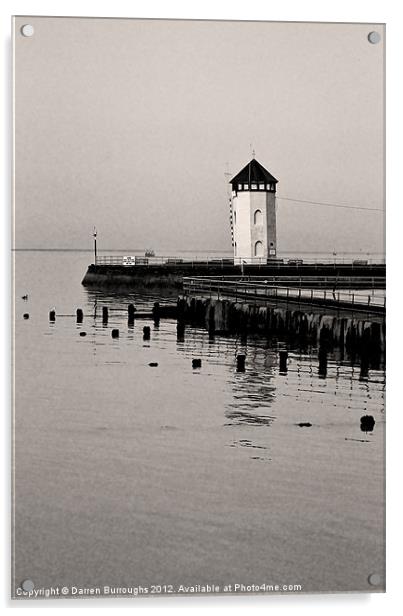 The White Tower Brightlingsea Acrylic by Darren Burroughs