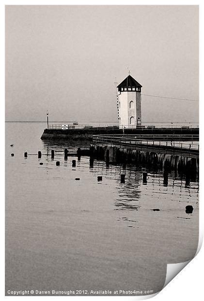 The White Tower Brightlingsea Print by Darren Burroughs