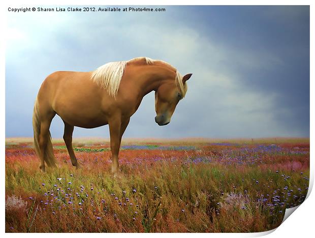 Painted Pastures Print by Sharon Lisa Clarke