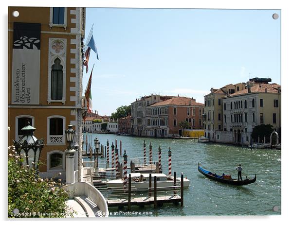 Grand Canal Venice Acrylic by Graham Custance