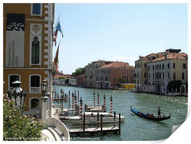 Grand Canal Venice Print by Graham Custance
