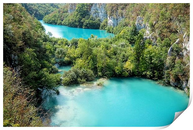 Plitvice National Park Lakes Print by World Images