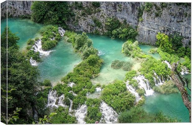Plitvice Lakes Canvas Print by World Images