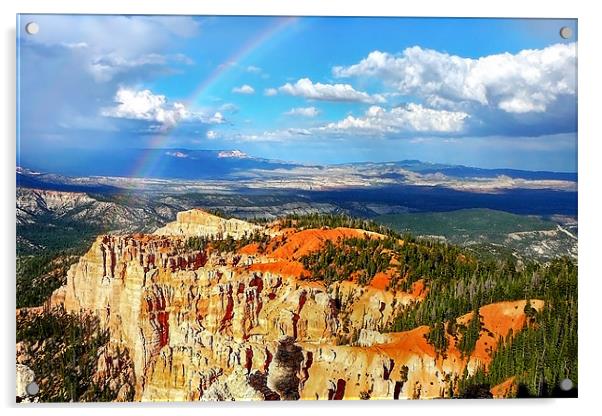 Bryce Canyon Rainbow Acrylic by World Images