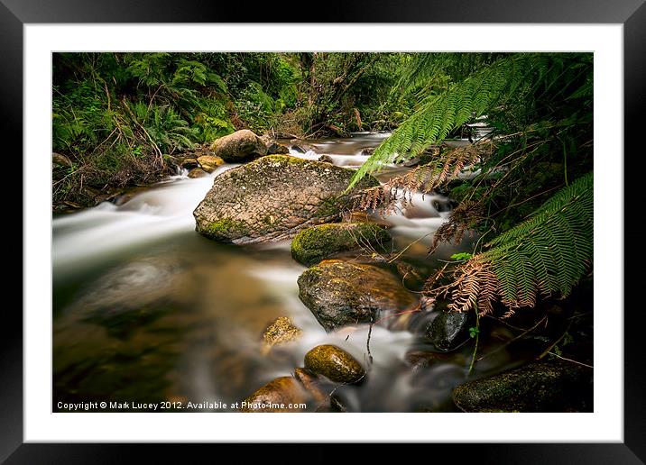 A Shaded Retreat Framed Mounted Print by Mark Lucey