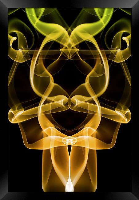 Smoke Photography #17 Framed Print by Louise Wagstaff